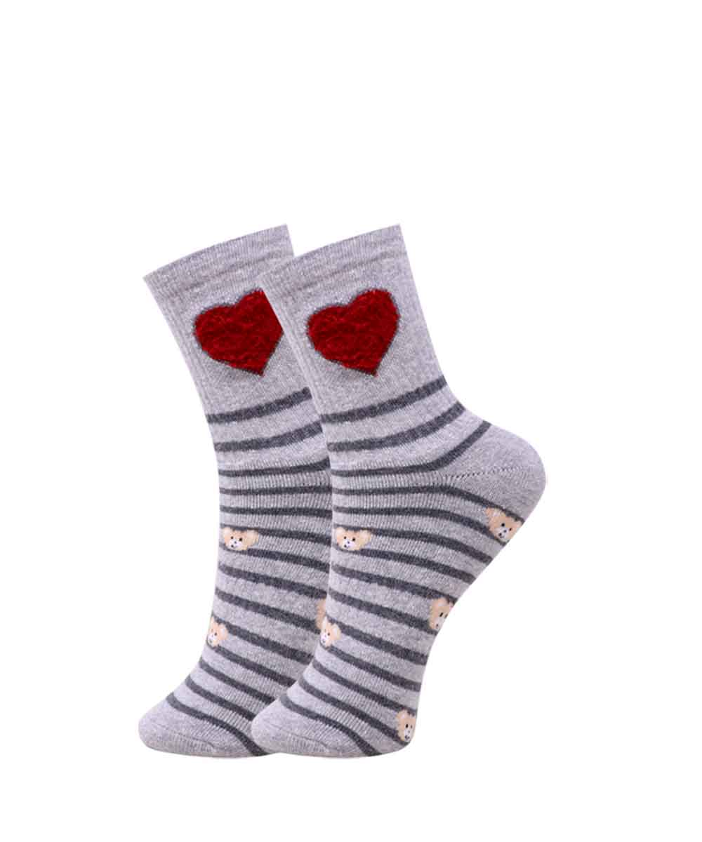 2pk Design Terry Socks