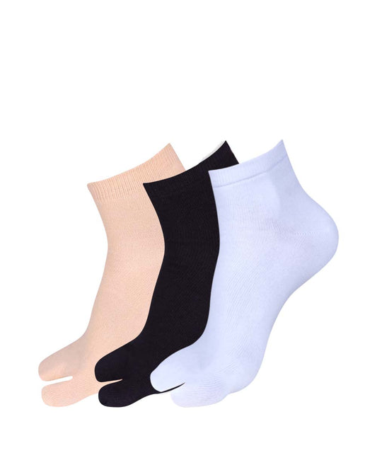 Angutha 3pk Ankle Length Socks