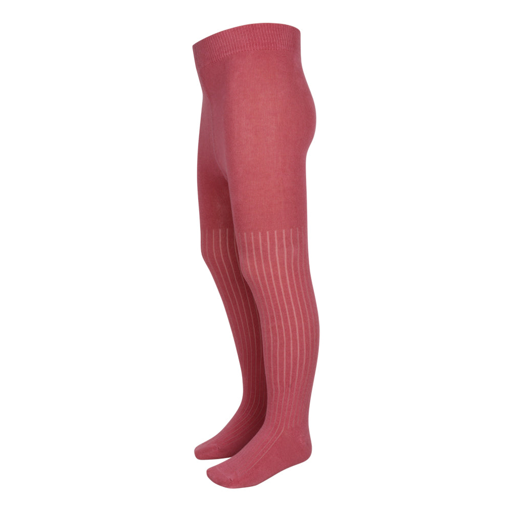 3 Pk Girls' Soft Cotton Printed & Ribbed Tights Combo Pack