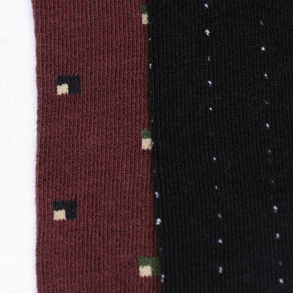 2 Pk Men’s Patterned Ankle Socks