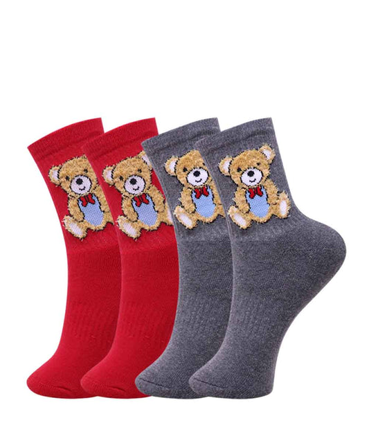 2pk Design Terry Socks