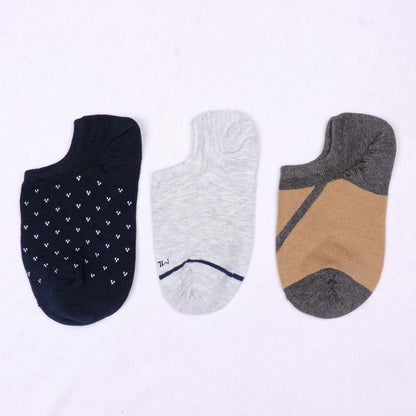 3 Pk Men’s No-Show Socks