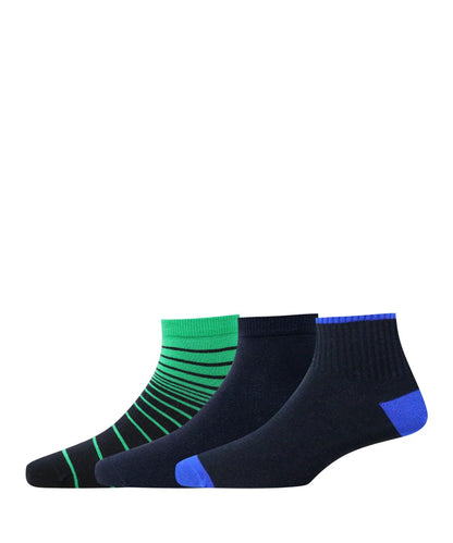 3pk Cotton Rich Design Combo Socks