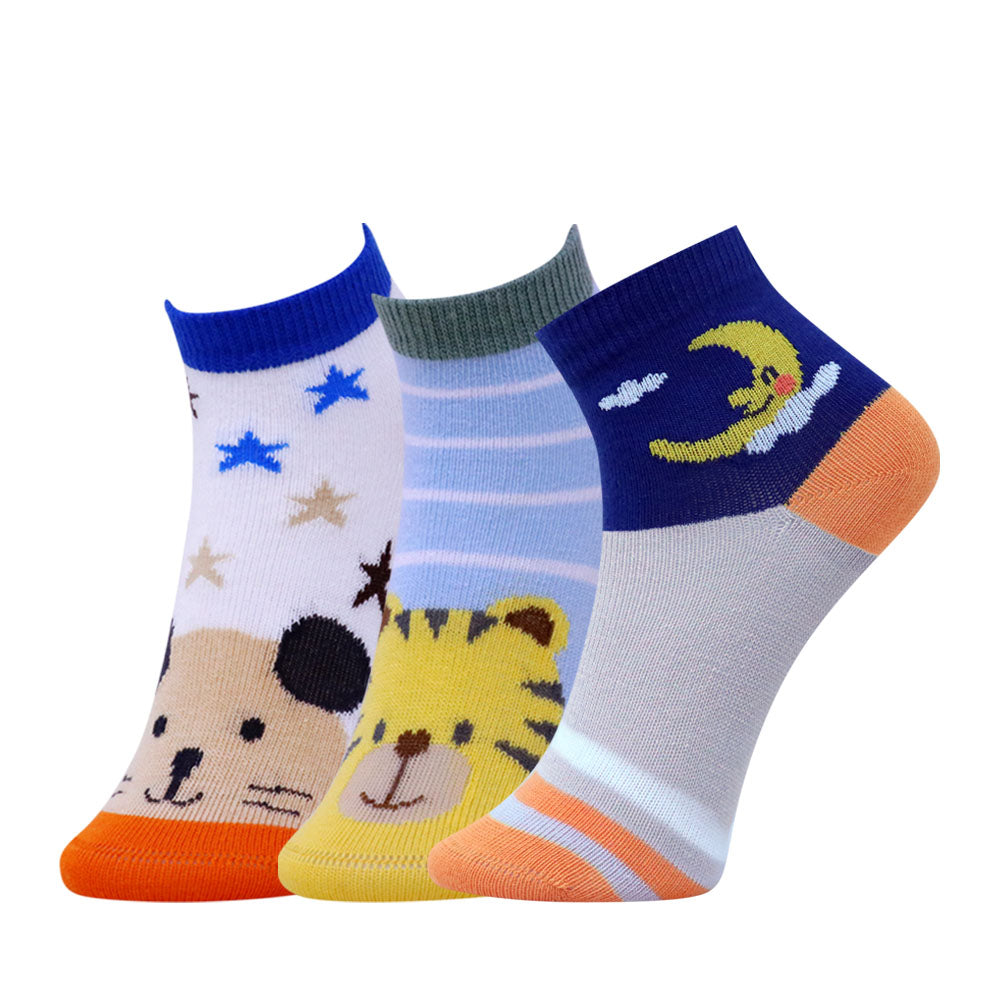 3pk Mix Design Terry Socks.