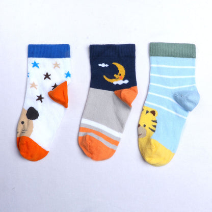 3pk Mix Design Terry Socks.