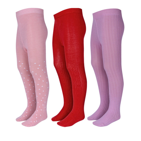 3pk Design Tights