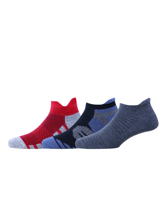 3pk Terry Design Sports Socks