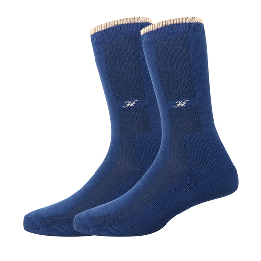 1 Pk Premium Men's Crew Length Cotton Formal Socks