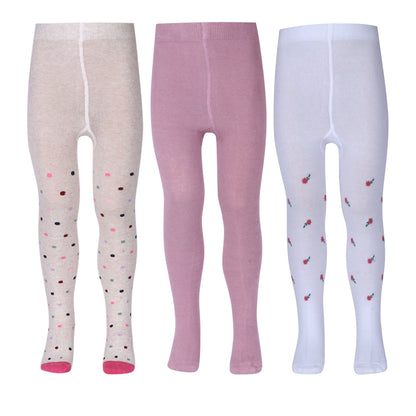 3pk Design Tights