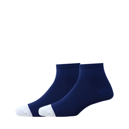 3 Pk Mustang Color Block Ankle Socks