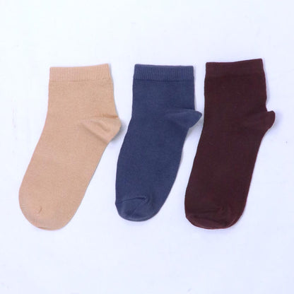 3pk Cotton Rich Plain Socks