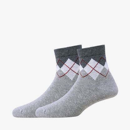 3 Pk Men's Premium Cotton Blend Argyle Socks
