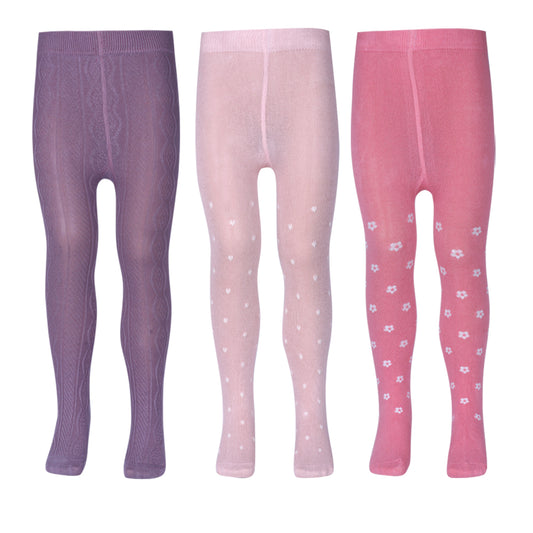 3pk Design Tights