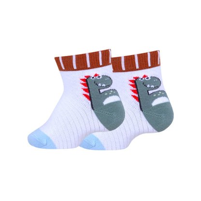 5PK Dinoland Baby Short leg Socks