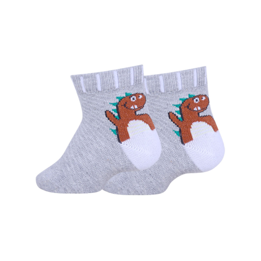 5PK Dinoland Baby Short leg Socks