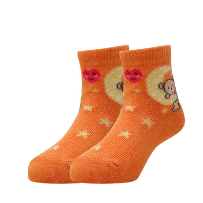 3 Pk Kids Multicolour Character Puppy & Bear Socks