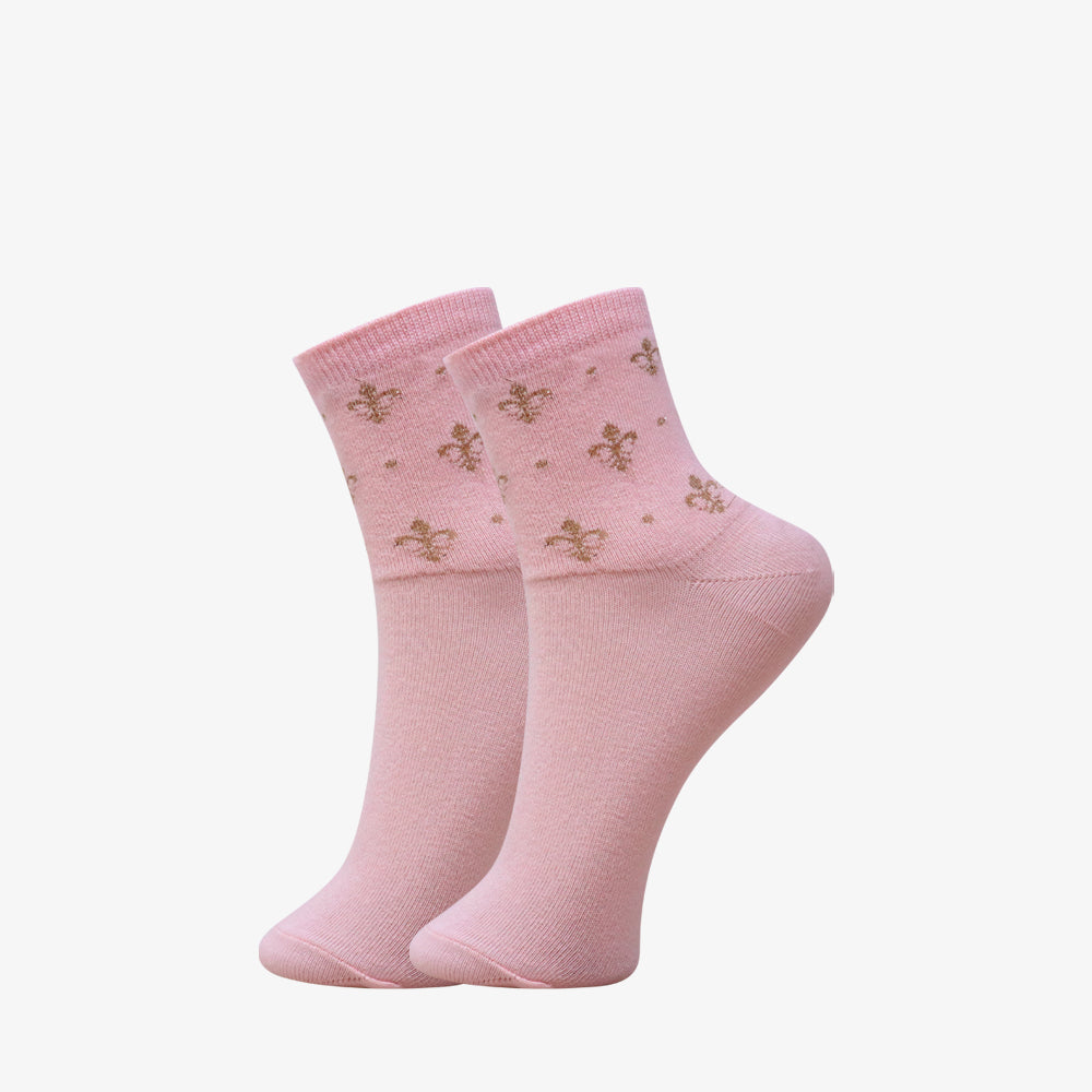 3 Pk Elegance Women's Cotton Crew Socks