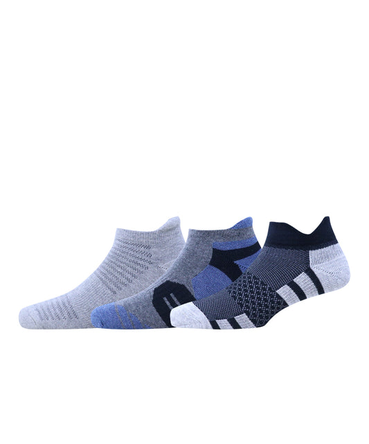 3pk Terry Design Sports Socks