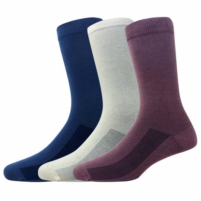 5 Pk Premium Cotton Crew Length Socks For Men