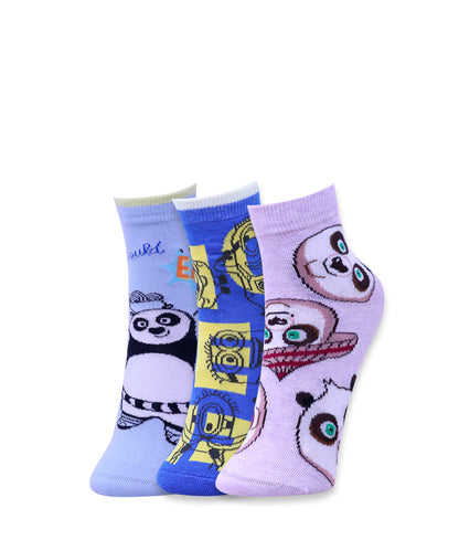 3pk Character Socks