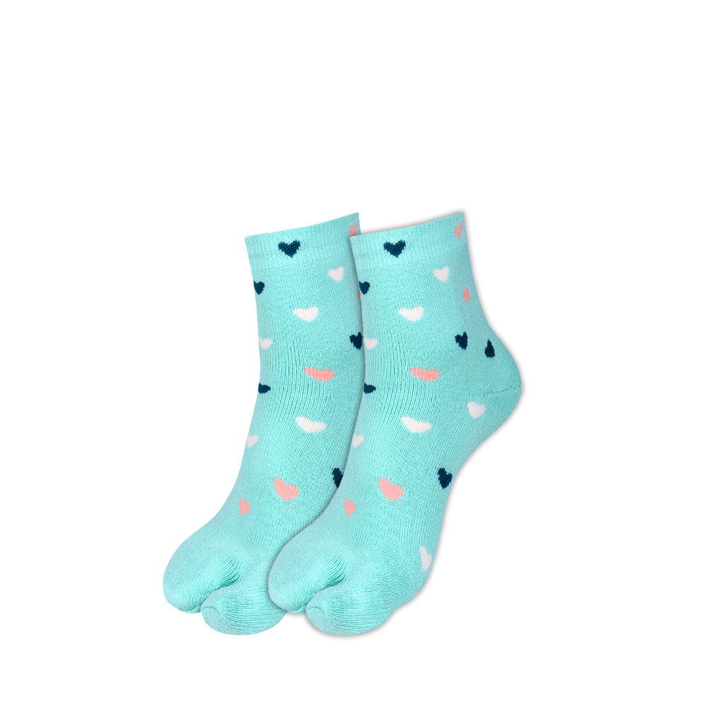 5 Pk Angutha Hart Stripe  Design Socks