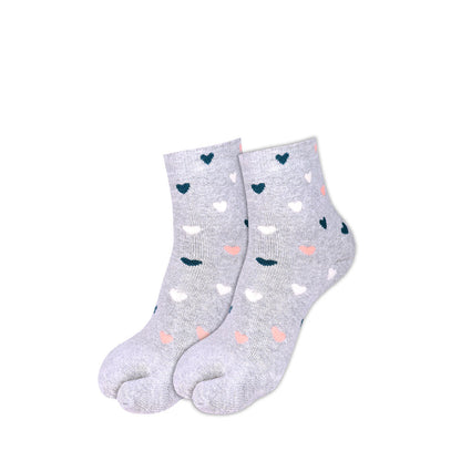 5 Pk Angutha Hart Stripe  Design Socks