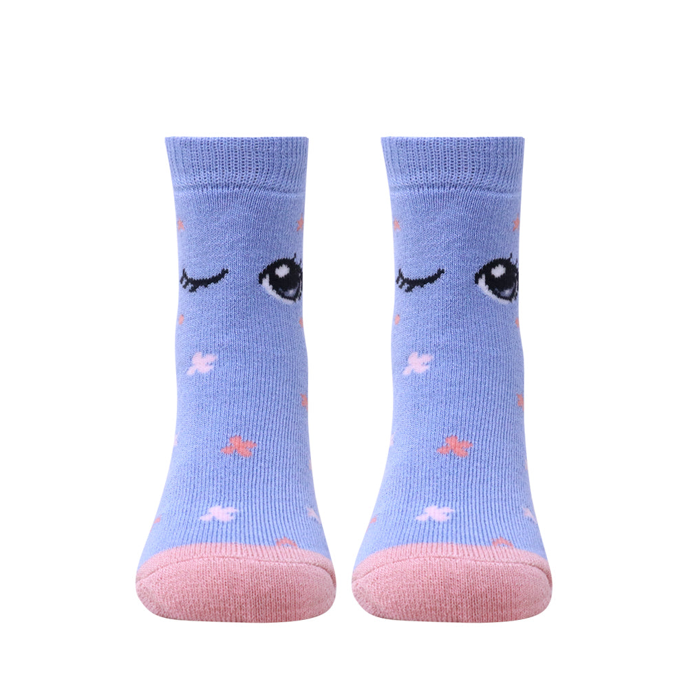3 Pk Cute Smiley Face Kids Socks