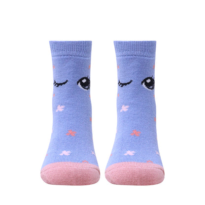 3 Pk Cute Smiley Face Kids Socks