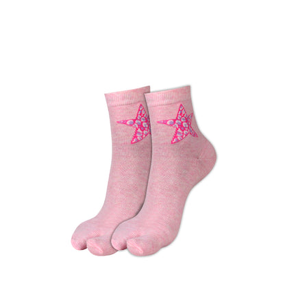 5 Pk Angutha Star Design Socks
