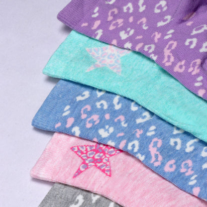 5 Pk Angutha Star Design Socks