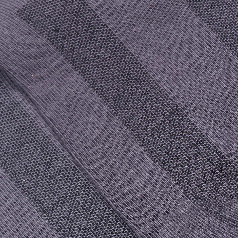 1 Pk Men's Grey Crew Socks With Cushioned Footed Socks