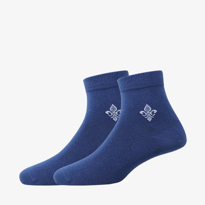 3 Pk Men's Geometric & Vintage Casual Socks
