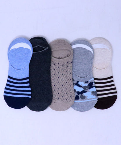 5Pk Cotton Rich Design Assorted Footlets