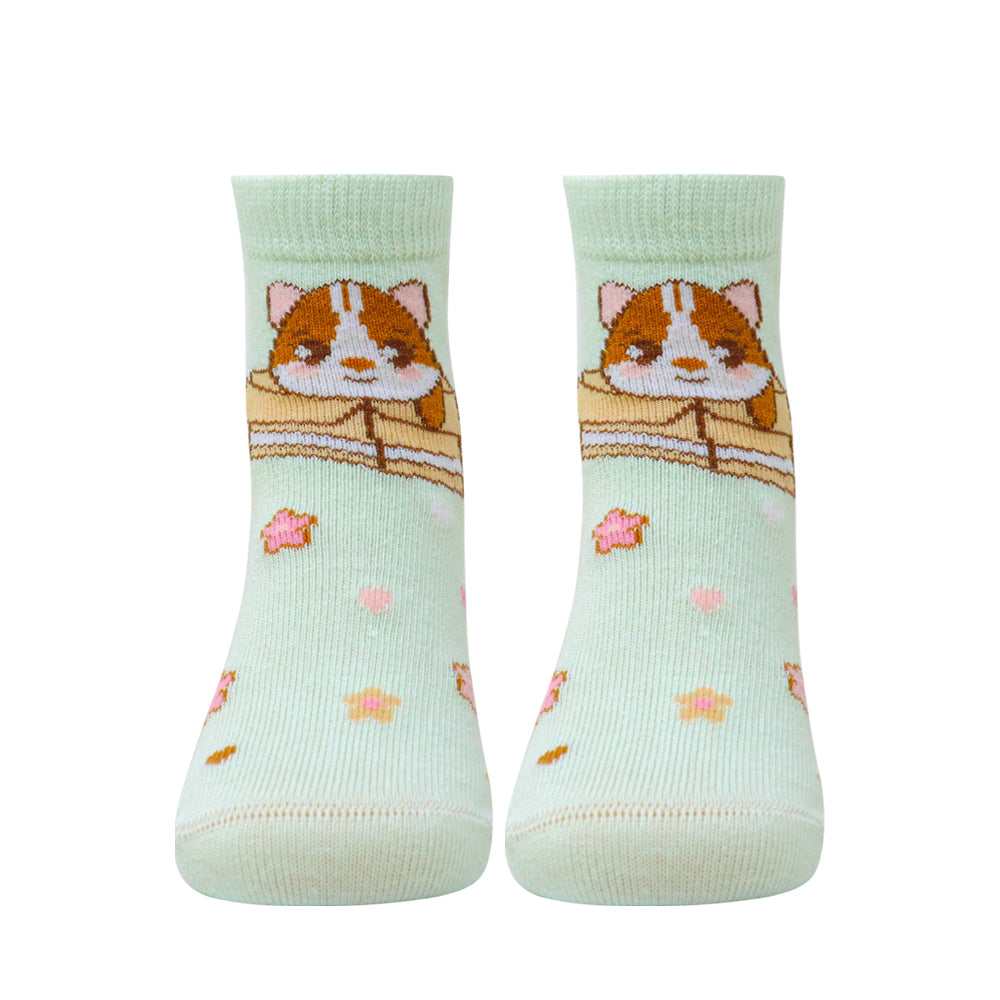 3 Pk Girls’ Unicorn, Superhero & Cute Cat Crew Socks – Fun Character Printed Socks