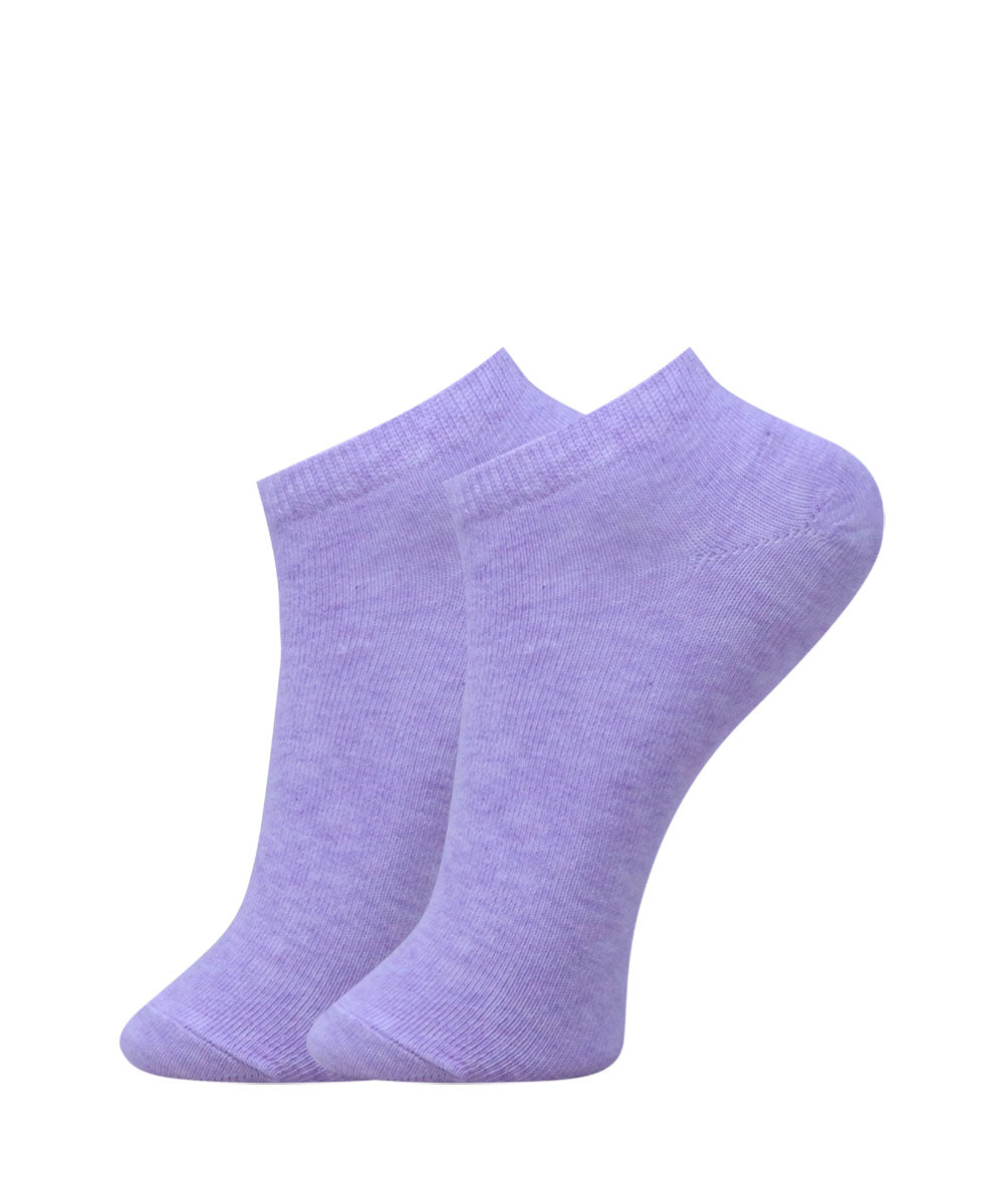 3pk Cotton Rich Melange Colored Socks