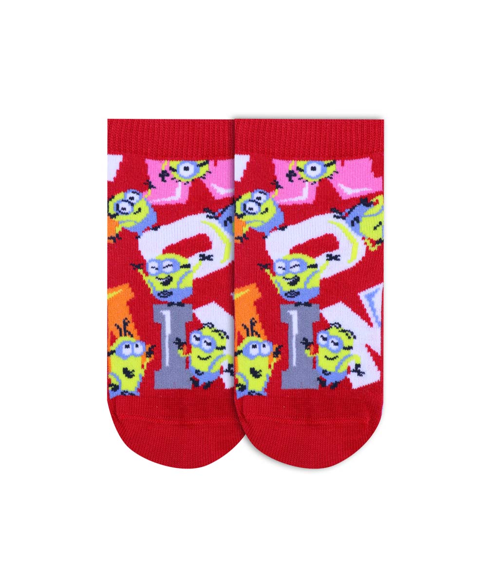 5pk Minions Design Socks