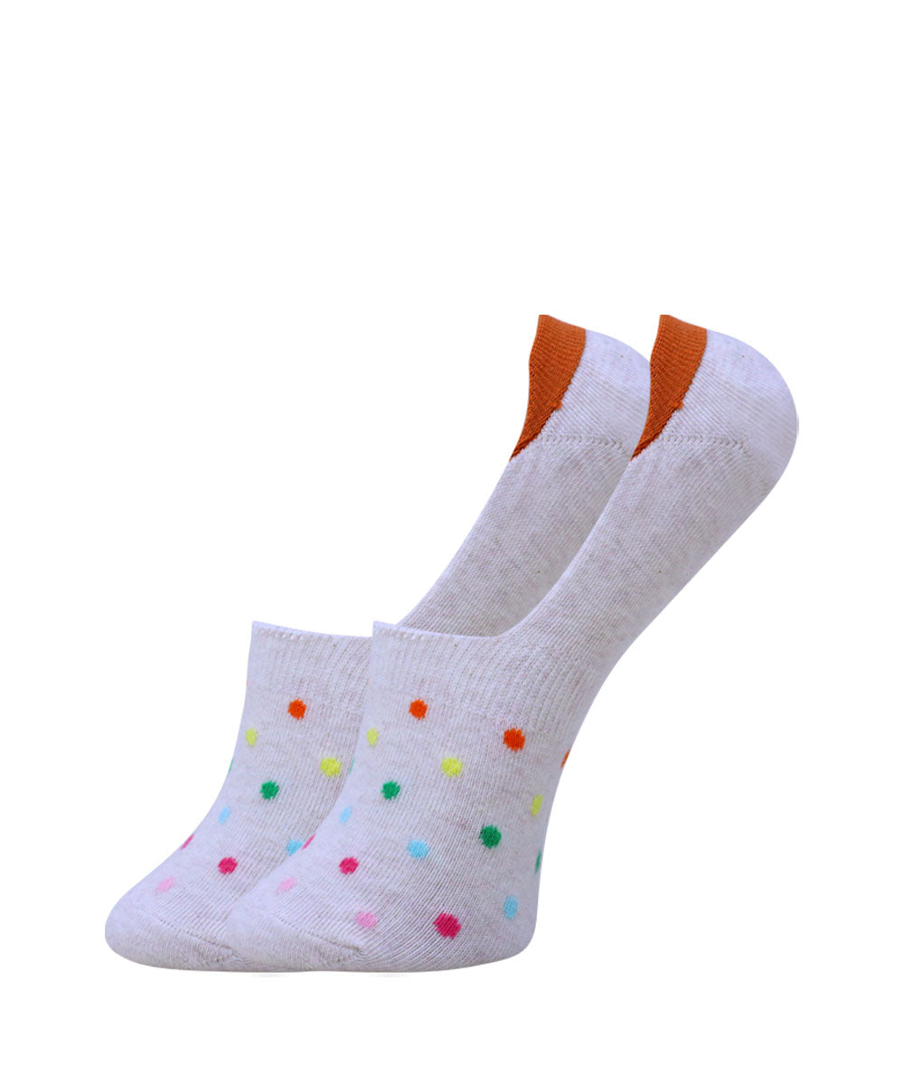 2pk Cotton Rich Design Footlets