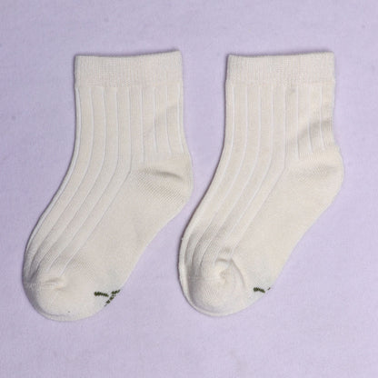 1 Pk Kids Bamboo Ribbed Comfort Socks