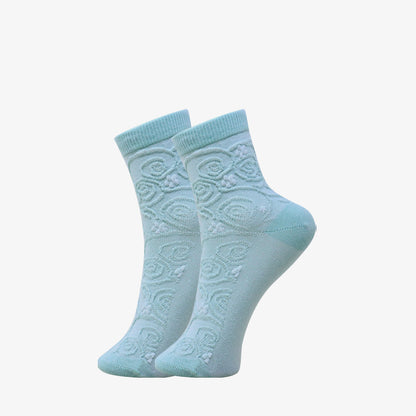 3 Pk Ladies Premium Cotton Blend Crew Socks