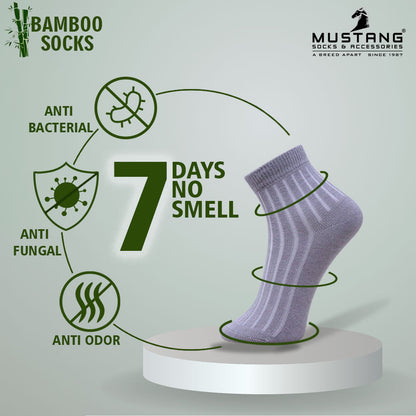 1 Pk Kids Bamboo Ribbed Comfort Socks