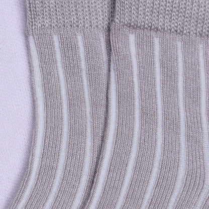 1 Pk Kids Bamboo Ribbed Comfort Socks