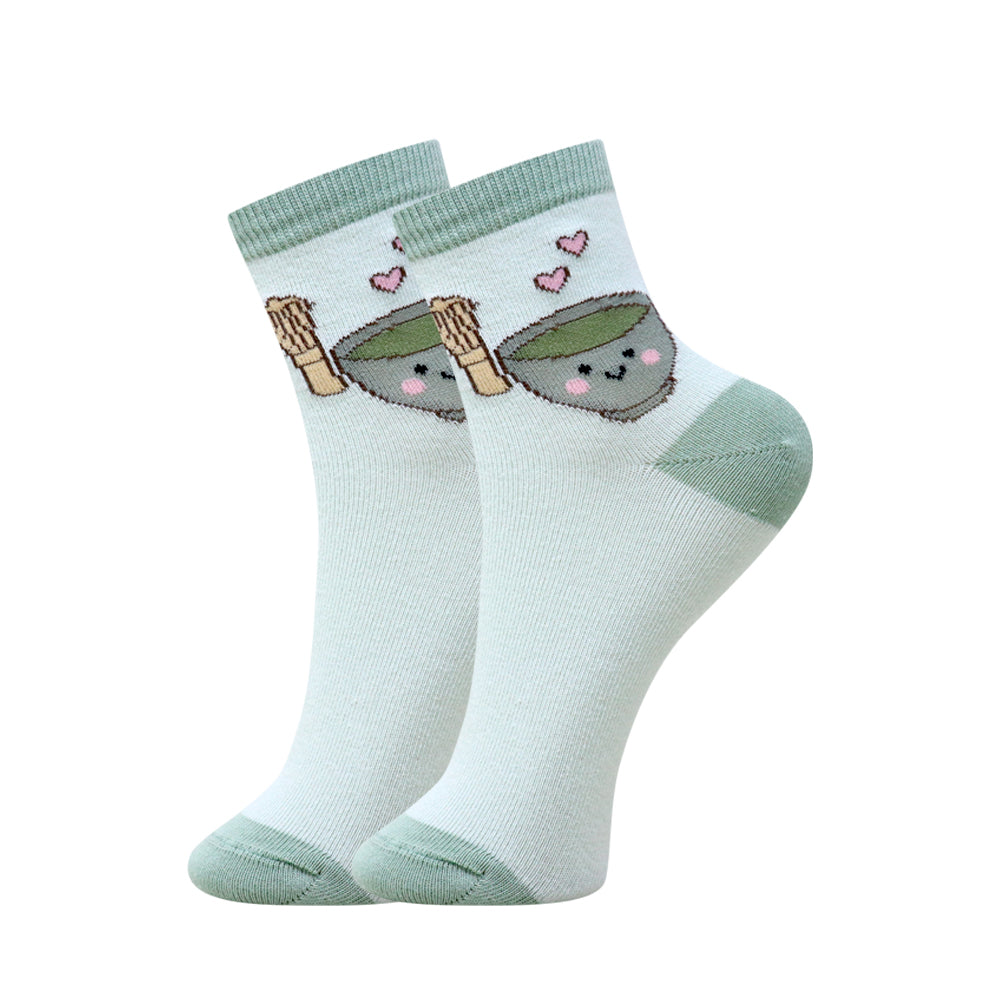 3 Pk Girls Cute Printed Crew Socks – Fun Graphic Design, Soft & Comfortable Everyday Socks