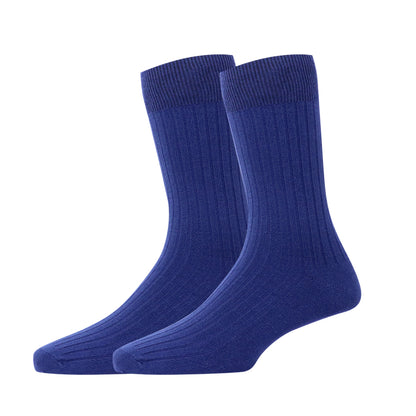 3pk Basic Plain Rib Socks