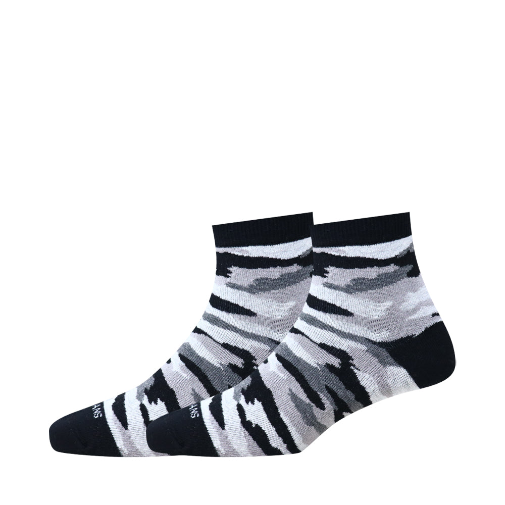 3 Pk Mustang Unisex Camouflage Socks