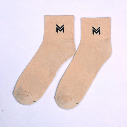 1 Pk Men’s Bamboo Basic Colour With Logo Socks
