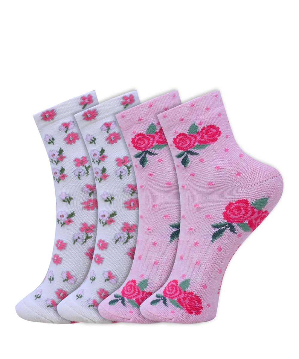 2pk Design Terry Socks