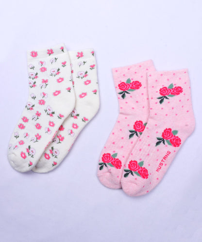 2pk Design Terry Socks