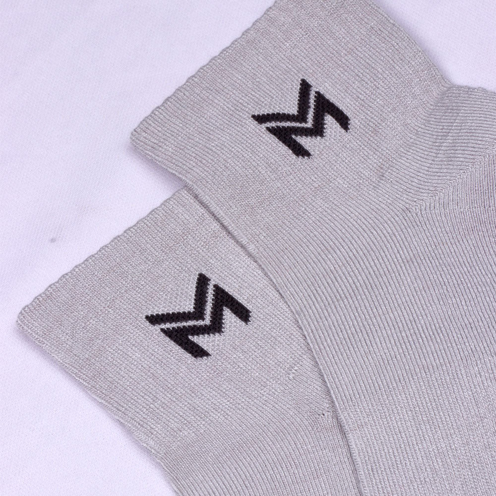 1 Pk Men’s Bamboo Basic Colour With Logo Socks