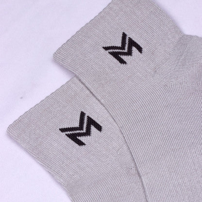 1 Pk Men’s Bamboo Basic Colour With Logo Socks