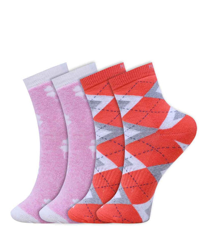 2pk Design Terry Socks